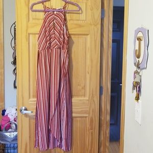 Stripped Maxi Dress.